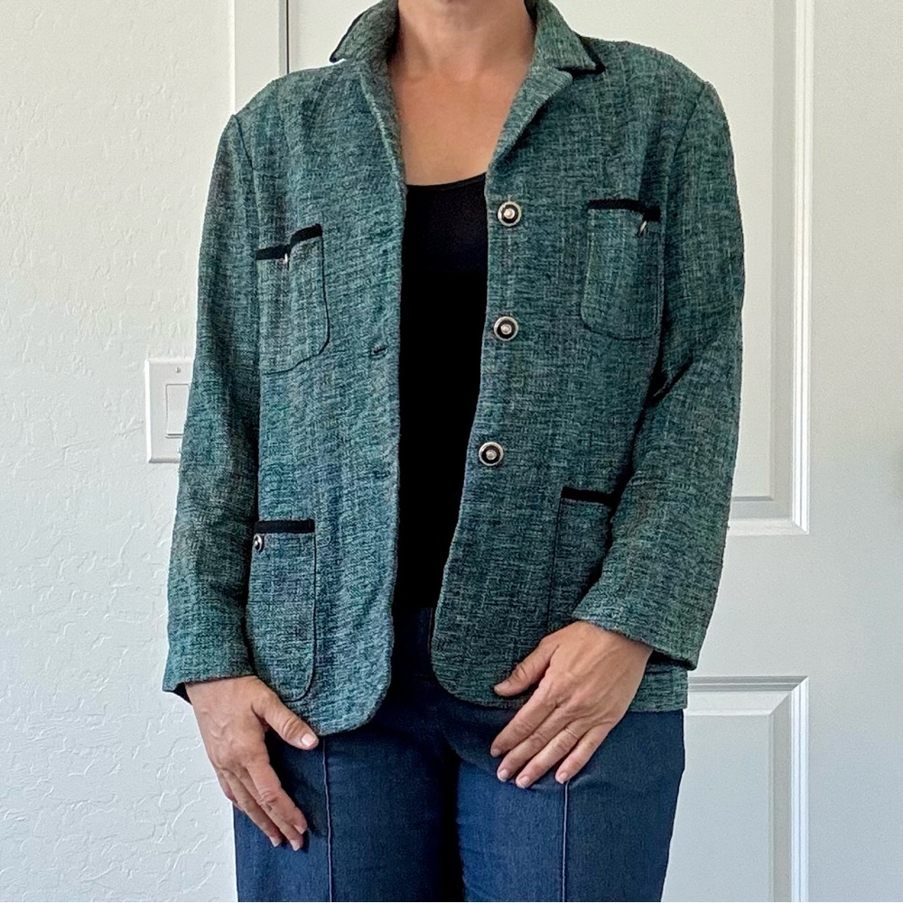 Petites Brownstone Studio NY Tweed Blazer, Suit Jacket